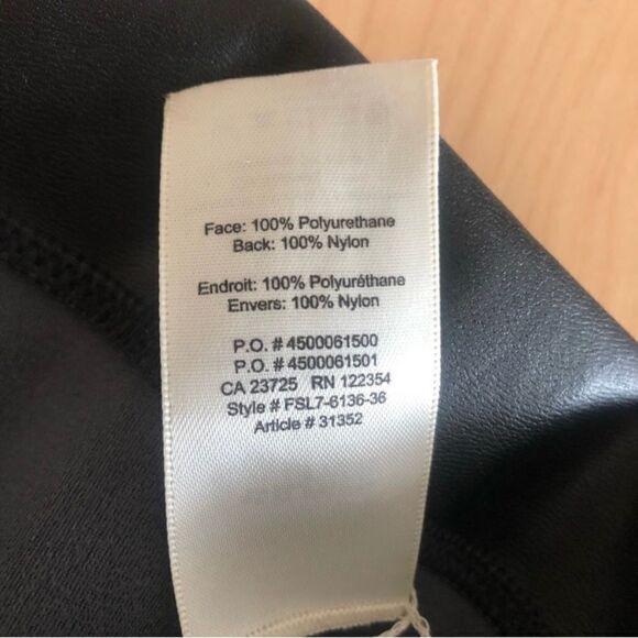 ARITIZA- Wilfred Free Daria Black Faux Leather Leggings/Pant (Small) - Picture 7 of 9